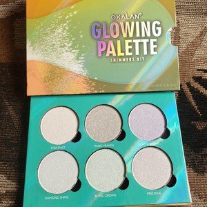 Glowing Palette Face Cheek Highlighter